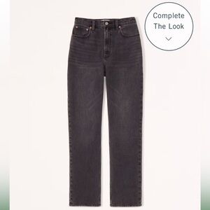 Abercrombie & Fitch Ultra High Rise 90s Straight Jean